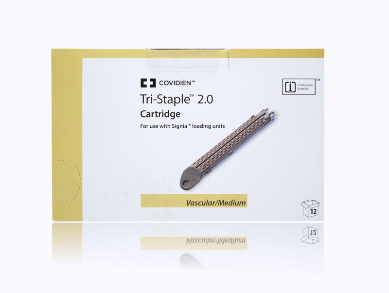 Medtronic Signia 45 mm Vascular and Medium Tri-Staple Cartridge, 12/Box