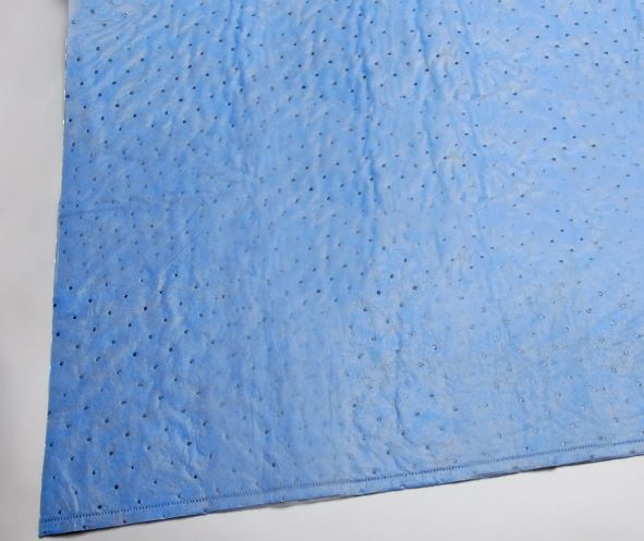 Aspen Absorbent Surgisafe®Floor Mats, Fluid Barrier Back, 40" x 72", True Blue, Non-Strl., 10/cs