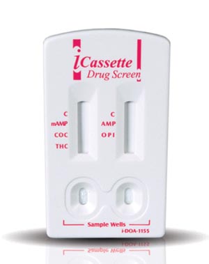 Icassette® (Pipette) - Drug Test, 5 Test Cassette, COC, THC, OPI, AMP, mAMP