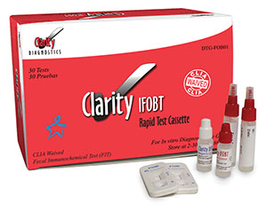 Clarity Diagnostics Colon Cancer Screening - Clarity Fecal Occult Blood Test Kit