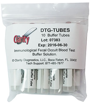 Clarity Diagnostics Colon Cancer Screening - Clarity Specimen Collection Tubes