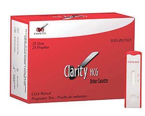 Clarity Diagnostics Pregnancy - Clarity HCG Test Cassettes