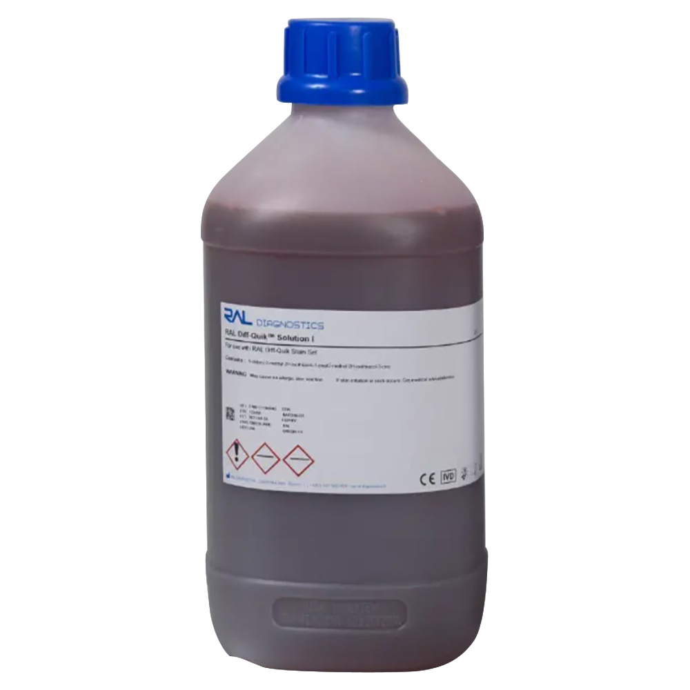 Siemens RAL DIFF-Quick Xanthene Solution I for Staining Set - 1 x 2.5L (85 oz)