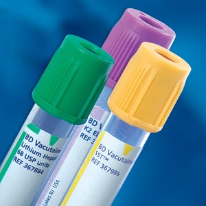 BD Vacutainer® Plus Plastic Blood Collect Tube(Fluoride Glucose), Conv Stopper, 2.0mL, Lt. Gray