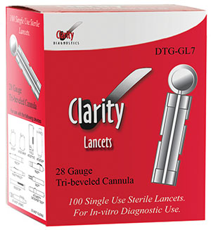Clarity Clarity Lancets, 100/bx