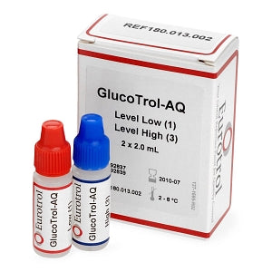 HemoCue America Eurotrol Low & High Level Glucose Control Solution, 2 Vials/Box