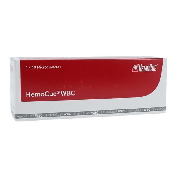 HemoCue America White Blood Cell Counter Microcuvettes, 160/Box