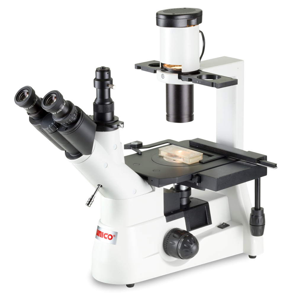 Unico Trinocular 10X Widefield Eyepiece 4X 40X LWD and 10XPH 20XPH LWD Plan for IV950 Series Microscope