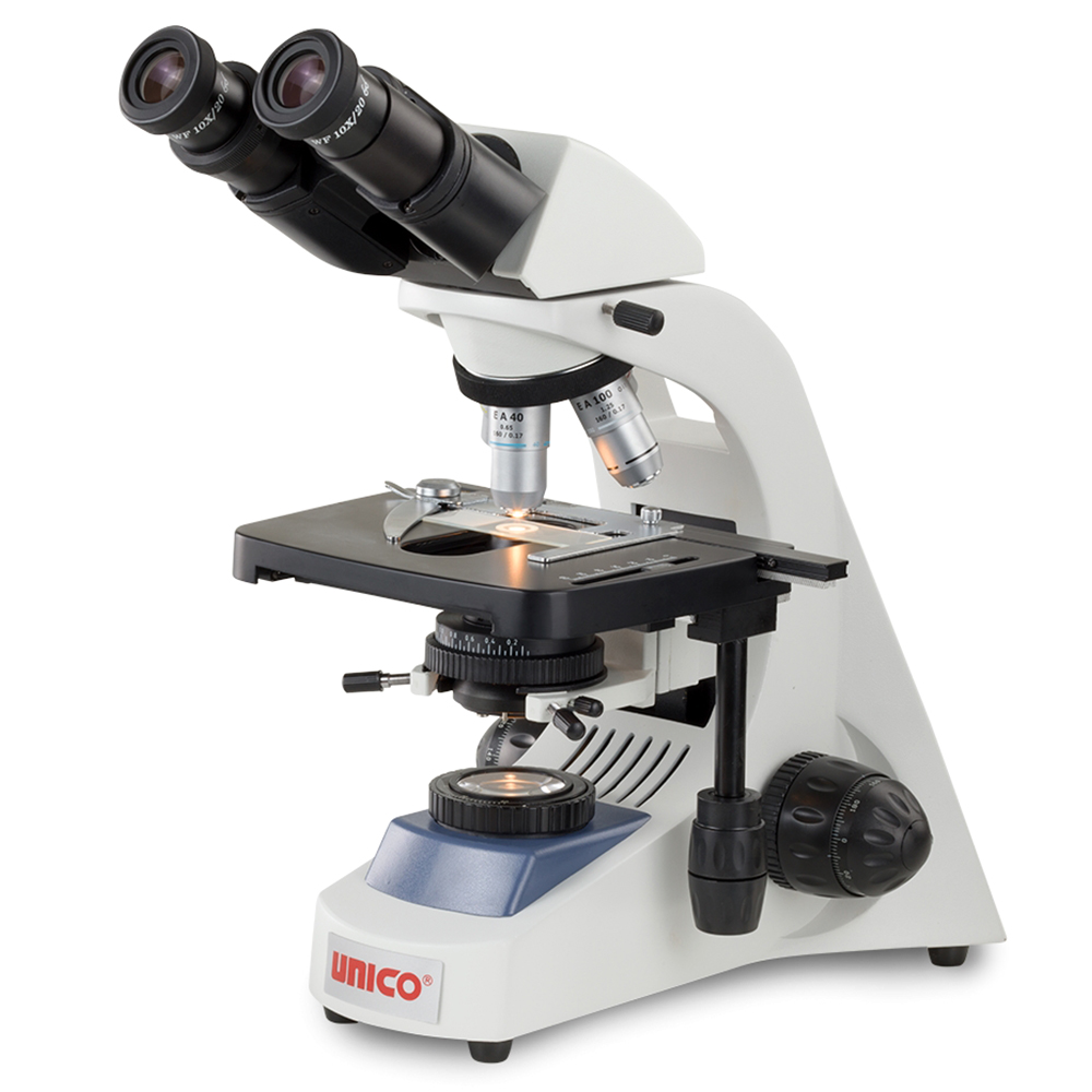 Unico Trinocular 10X Widefield Eyepiece 4X 10X 40XR 100XR Infinity Plan for IP750 Series Microscope