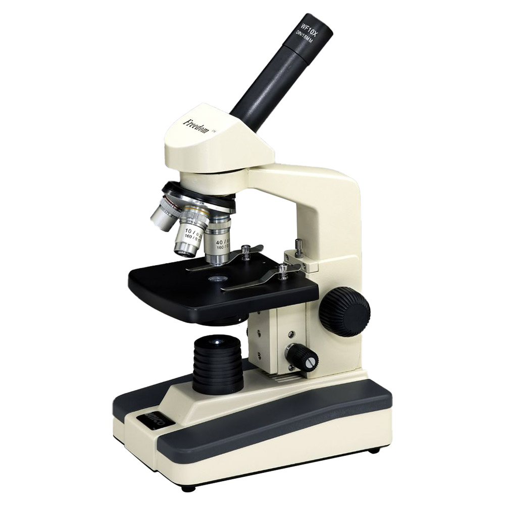 Unico Monocular Microscope with LED Illuminator and Mechanical Stage