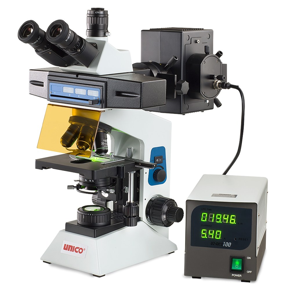 Unico Trinocular 10X Widefield Eyepiece 10X 20X 40X 100X Infinity Plan for G500 Series Microscope