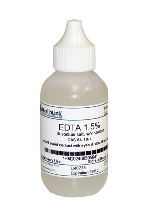 Healthlink Disodium EDTA, 1.5%, Dropper Bottle, 2 oz