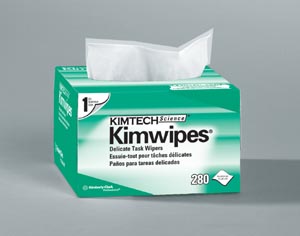 Kimberly-Clark Kimwipes EX-L Delicate Task Wipers, Disposable, Popup Box, 4½" x 8½", White