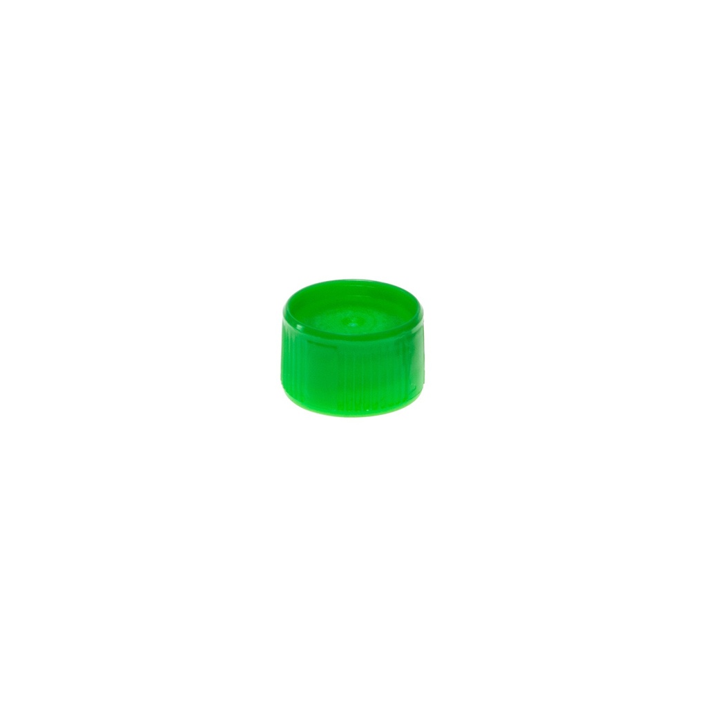Simport Colored Closure Caps, Lip Seal, Green
