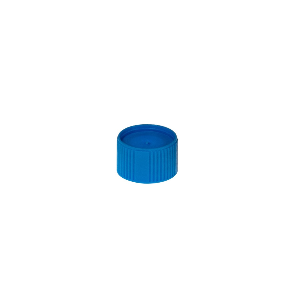 Simport Colored Closure Caps, O-Ring Seal, Blue