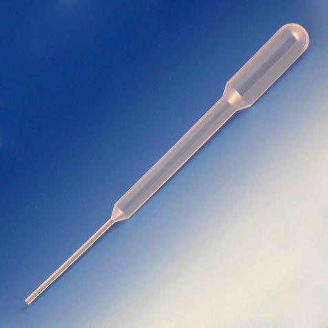 Globe Scientific 6.5 ml LDPE Non-Sterile Narrow Stem Transfer Pipets, 5000/Case
