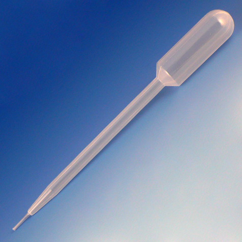 Globe Scientific 8.7 ml LDPE Extended Fine Tip Transfer Pipets, 4000/Case