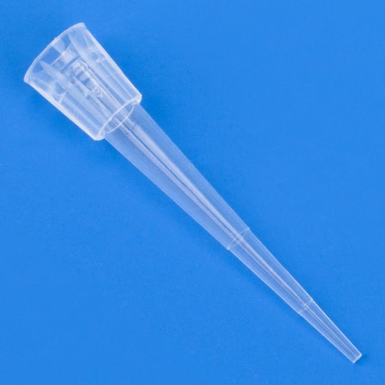 Globe Scientific 0.1-10µl PP Non-Sterile Universal Certified Pipette Micro Tips, Natural, 1000/Bag