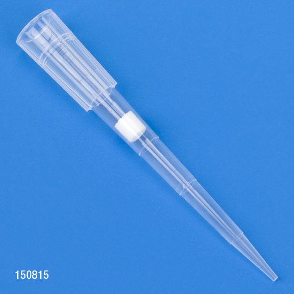 Globe Scientific 1-100µl Sterile Low Retention Racked Certified Filter Pipette Tips, Natural, 960/Box