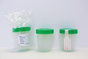 Gmax Specimen Container, Pneu-Tube, 90 ml, Wide Mouth, Sterile Inner Surface, 400/cs