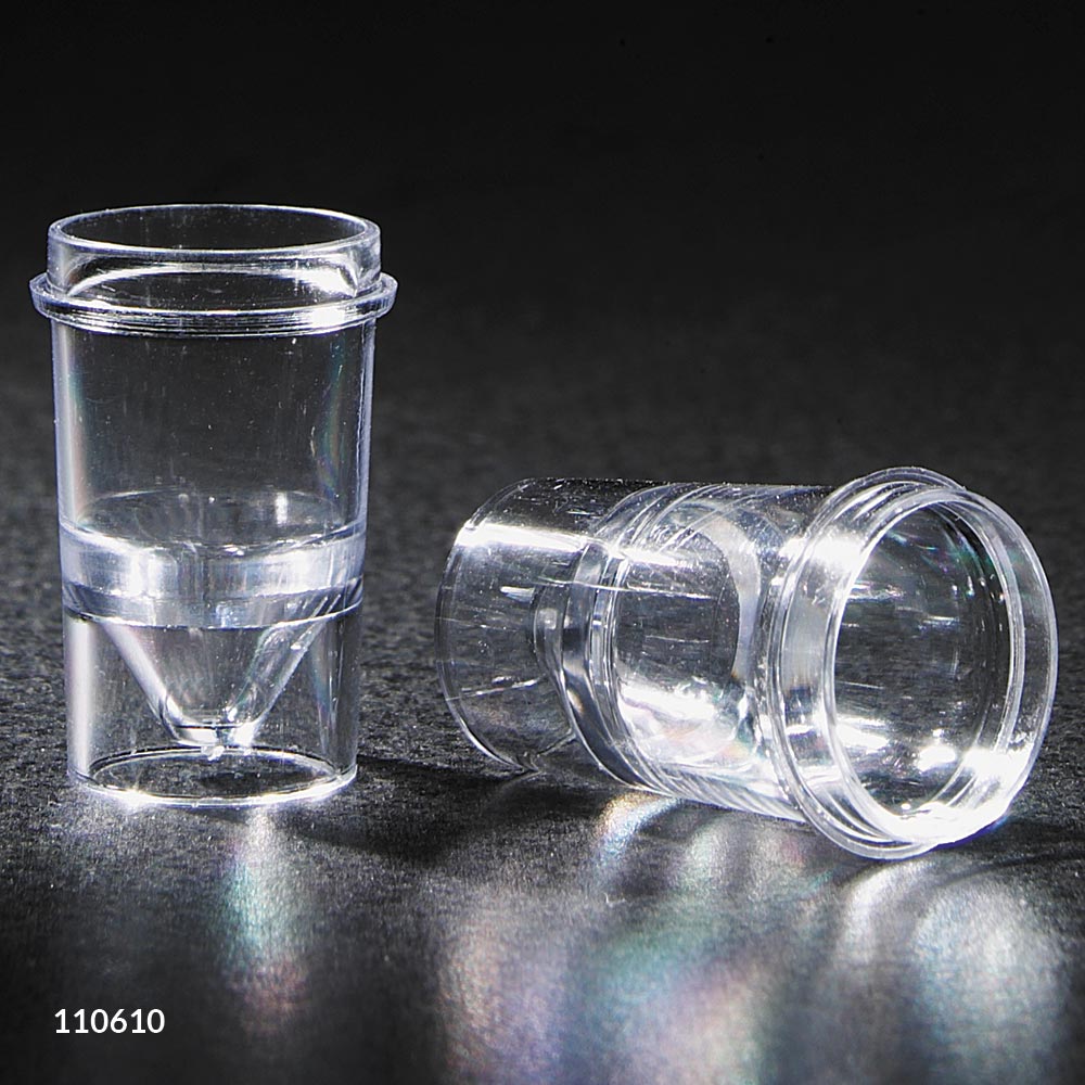 Globe Scientific 1.5 ml PS Multi-Purpose Sample Cups, 1000/Bag