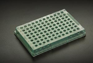 Simport Amplate™ 96 - 96 Thin Walled PCR Plate, 0.2mL, Green