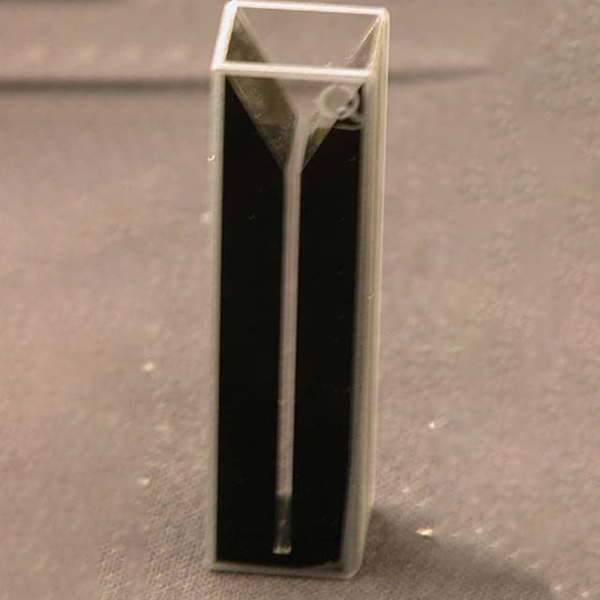 Unico 10mm Pathlength Lid UV-VIS Quartz Cuvette, 1/Pack