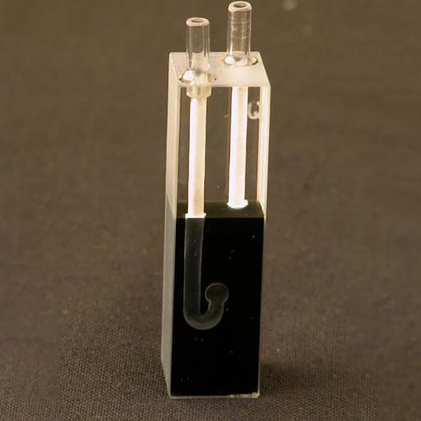 Unico 10mm Pathlength Flowcell Square UV-VIS Quartz Cuvette, 1/Pack