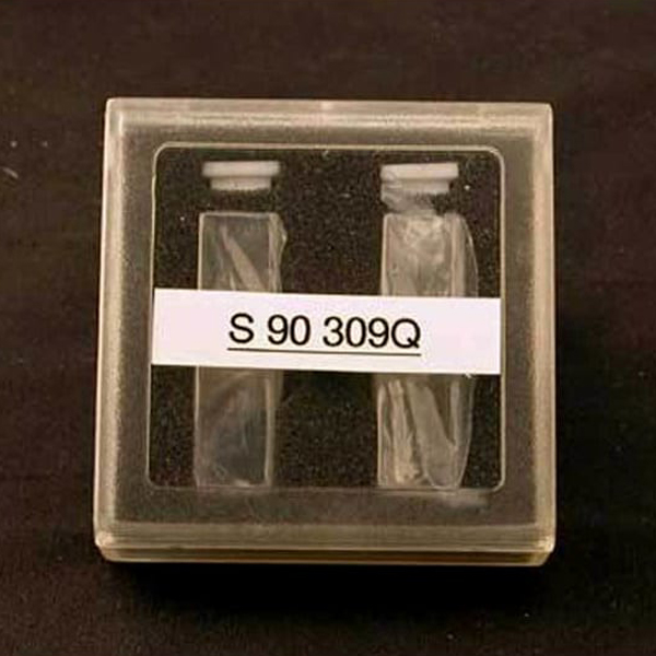 Unico 10mm Pathlength Square UV-VIS Quartz Cuvette, 2/Pack