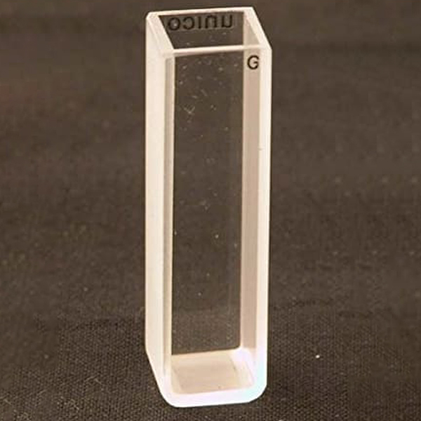 Unico 10mm Pathlength Square Visible Glass Cuvette, 1/Pack