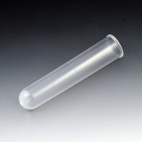 Globe Scientific 8 ml PP Plastic Test Tubes w/ Rim, 2500/Case