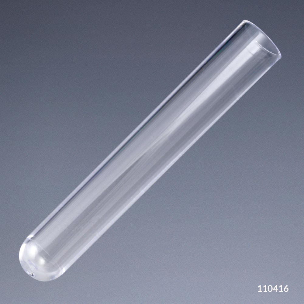 Globe Scientific 5 ml PS Plastic Test Tubes, 1000/Box