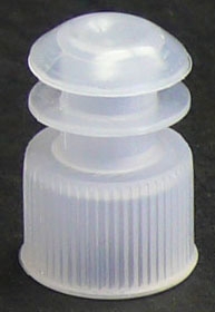 Globe Scientific LDPE Flange Plug Caps for 12 mm Test Tubes, Natural, 1000/Bag