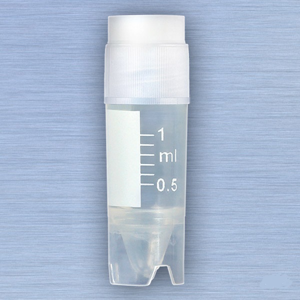 Globe Scientific CryoClear 1 ml PP Cryogenic Vials w/ Internal Threaded, 500/Case