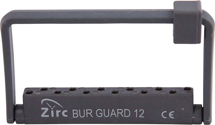 Zirc 12-Hole Tall Bur Guard