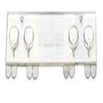 Tidi, P2 Glass Mount Brackets w/Adhesive Strips, 3" x 12"