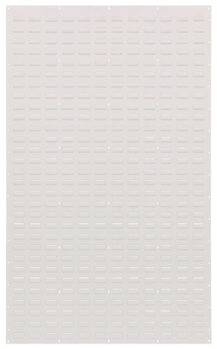 Quantum Medical 36 inch x 61 inch Steel Flat Louvered Panel, Oyster White, 1 per Pack