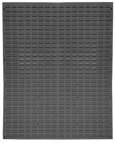 Quantum Medical 48 inch x 61 inch Steel Flat Louvered Panel, Gray, 1 per Pack
