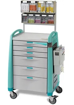 Capsa Avalo Accessory Package for Anesthesia Cart, Green