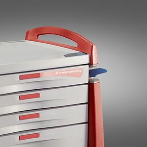 Capsa Avalo Upgrade Both Am Handle for Standard Cart, Emergency Red