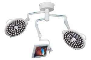 Symmetry Surgical System II Led Series Includes: Two 120K Lux Light & One Monitor Arm