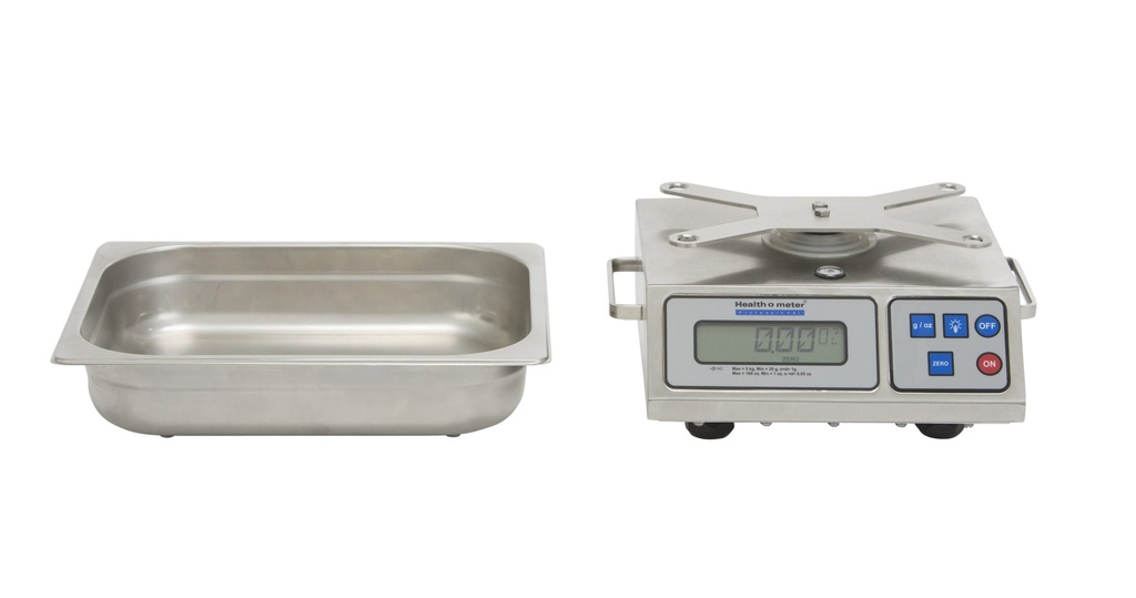 Health O Meter Professional Stainless Steel Weighing Pan for 3400KL, 3/Pack