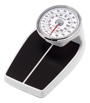 Health O Meter Home Care Large Raised Dial - Large Platform Floor Scales, Capacity: 400 lbs/180 