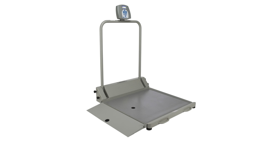 Health O Meter Professional 454 kg Digital Wheelchair Ramp Scale Kilograms Only w/ Large Platform