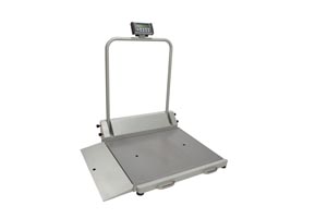 Health O Meter Digital Wheelchair Ramp Scale with Folding Ramp