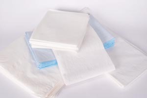 Tidi Equipment Drape Sheet/ Stretcher Sheet, Extra-Strength Tissue/ Poly, 40" x 90", Blue