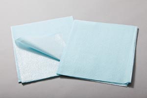 Tidi Equipment Drape Sheet, Tissue/ Poly, 30" x 48", Blue