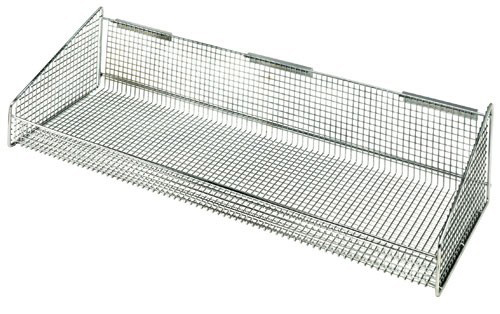 Quantum Medical 11-7/8 inch x 36 inch Partition Wall Hanging Basket, 1 per Pack