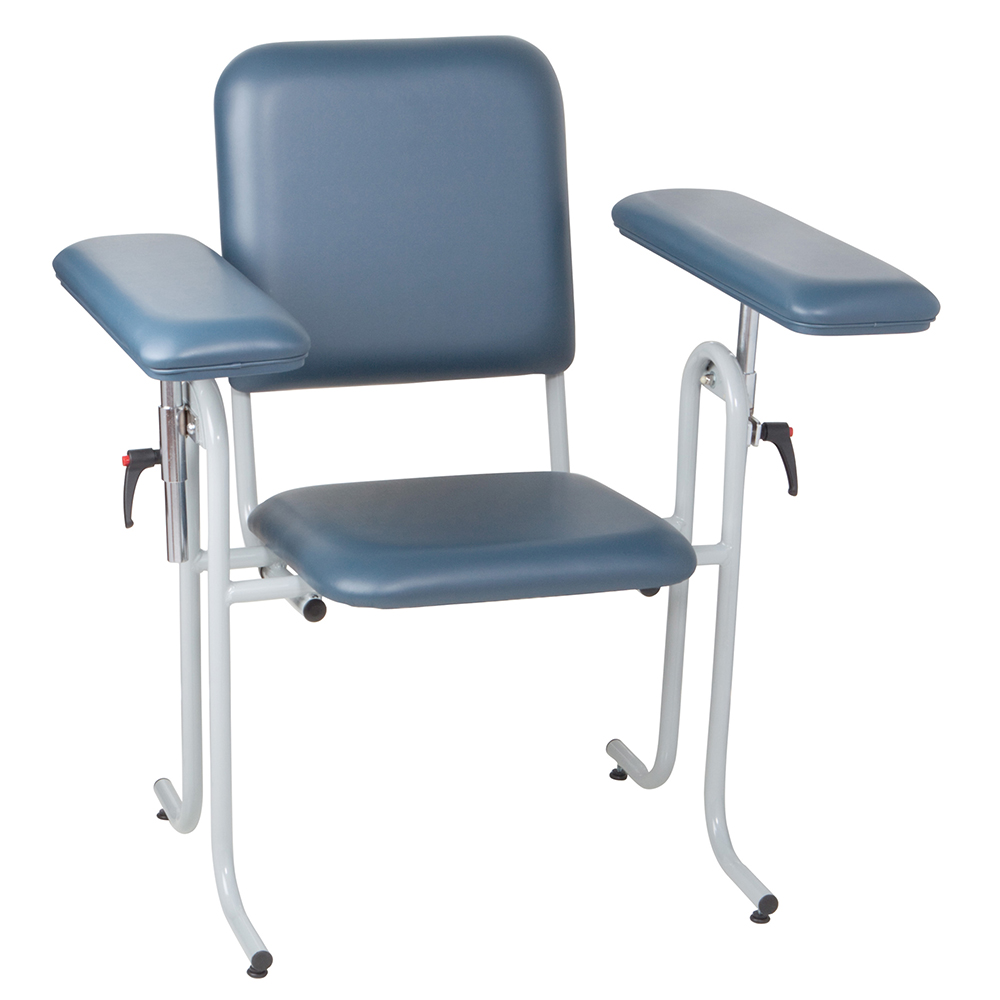 Dukal Tech-Med Standard Height Blood Draw Chair, 500 lb. Weight Capacity, 1/Pack