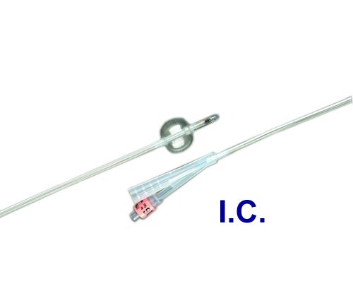 Bard Medical Lubri-Sil 24 Fr 5 cc Coated Silicone I.C. 2-Way Foley Catheters, 12/Case